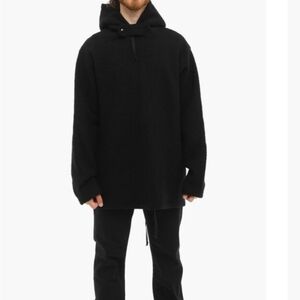 Engineered Garments  Long Sleeve  Wool Hooded Sweater Black Size S